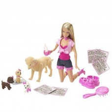 Barbie Luv Me Taffy Dog And And Puppies   